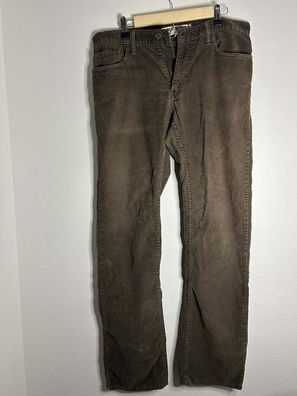 Levi's 514 Corduroy Slim Straight Pants Brown Size 34x34